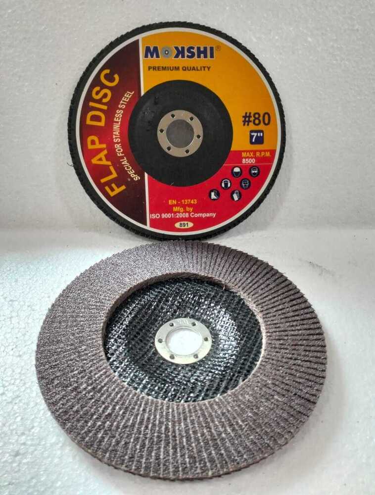 Fiber Disc 7" 180mm - Abrasive Material, Round Shape | Optimal Performance For Grinding And Surface Preparation