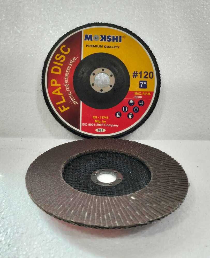 Fiber Disc 7" 180mm - Abrasive Material, Round Shape | Optimal Performance For Grinding And Surface Preparation