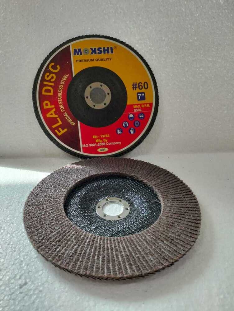 Fiber Disc 7" 180mm - Abrasive Material, Round Shape | Optimal Performance For Grinding And Surface Preparation