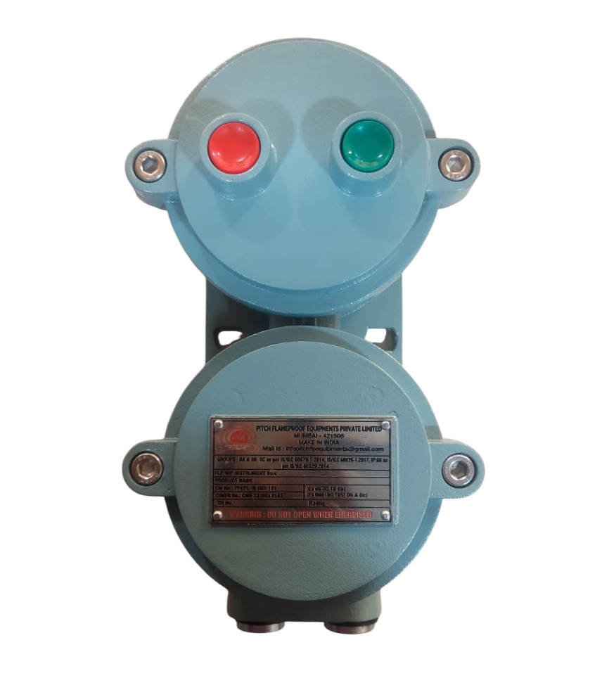 Flameproof Start Stop Push Button - Material: Metal
