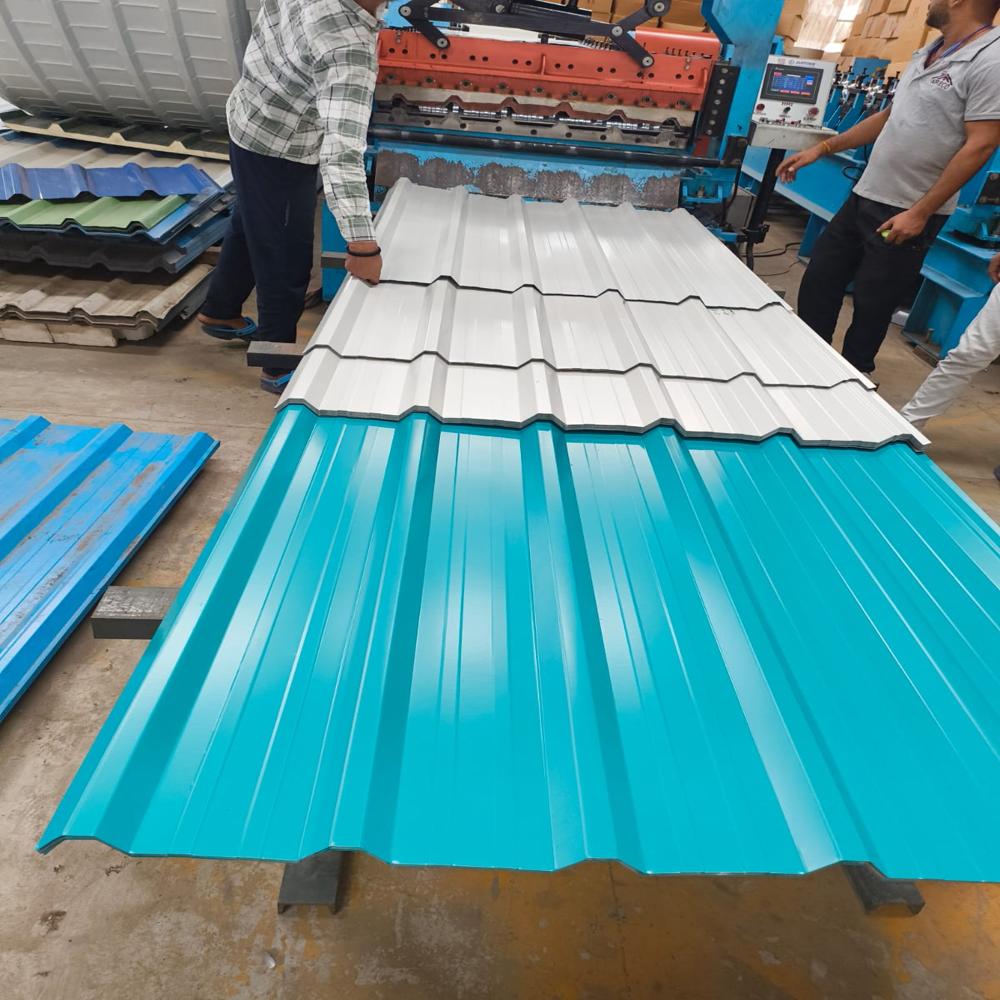 Jsw Az-150 Galvanized Roofing Sheets - Color: Blue