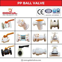 Pp Black Flangend Ball Valve