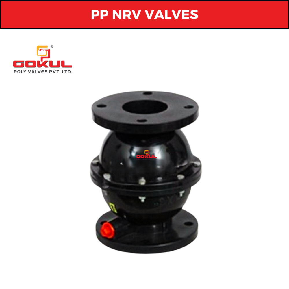 Gokul Pp Black Flangend Ball Valve