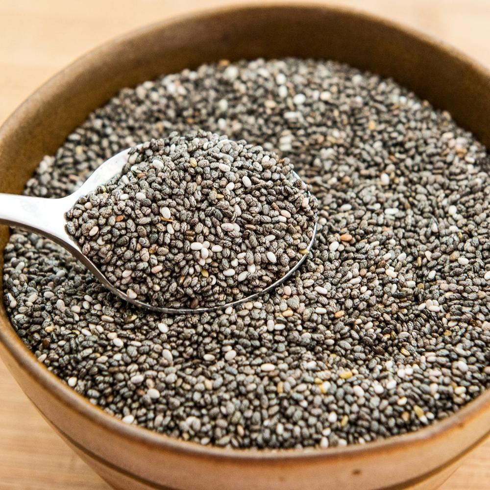 Wholesale Organic Black Chia Seeds High in Protein Cleaned Dried and Packaged in Bags 