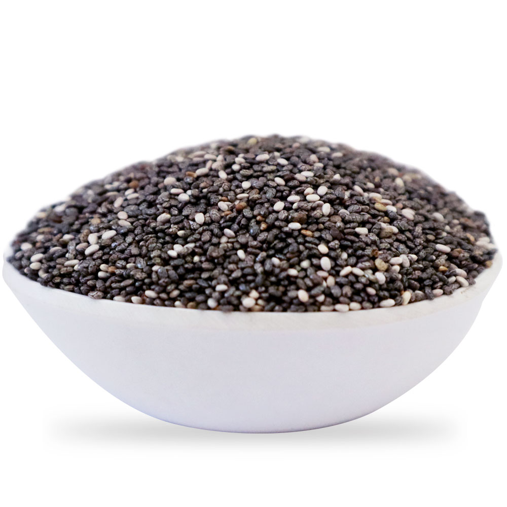 Wholesale Organic Black Chia Seeds High in Protein Cleaned Dried and Packaged in Bags 