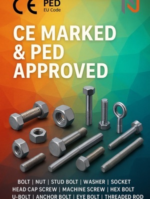 CE Marked & PED Approved Nut Bolt