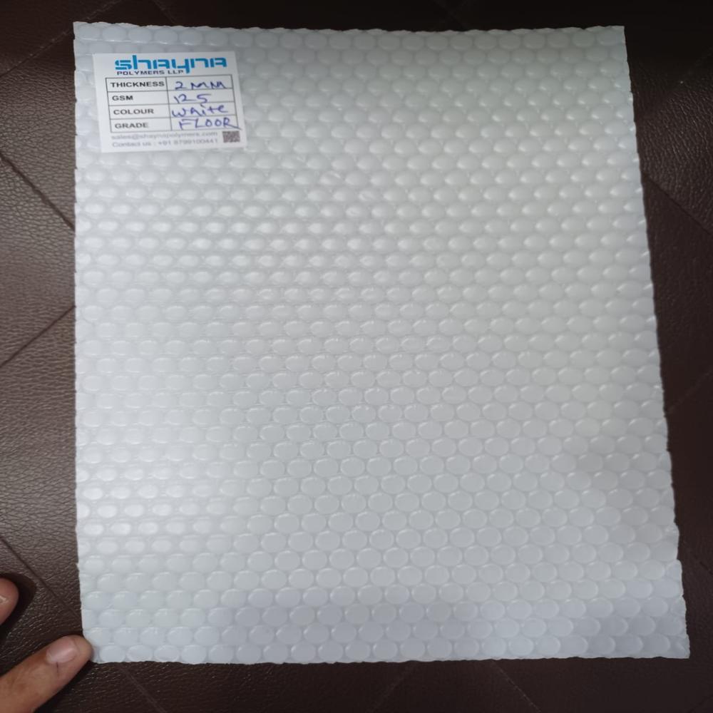 Pp Bubble Floor Guard Sheet - Color: White