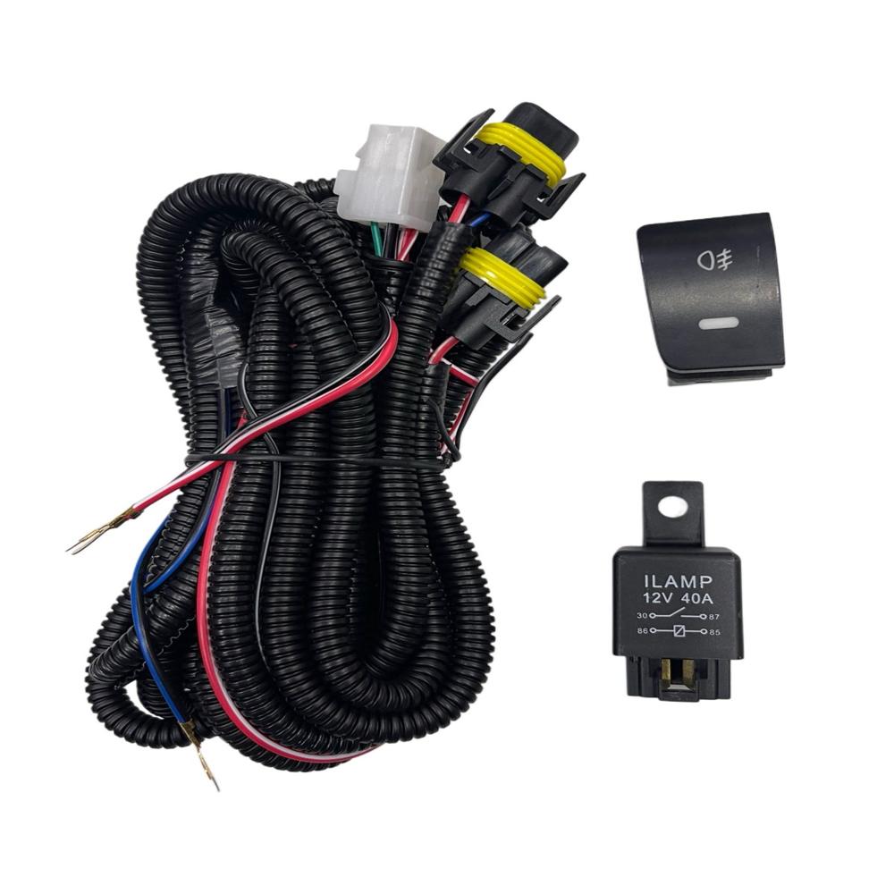 K D Fog Lamp Wiring Kit With Switch & Relay - Capacity: 1 Pcs/hr