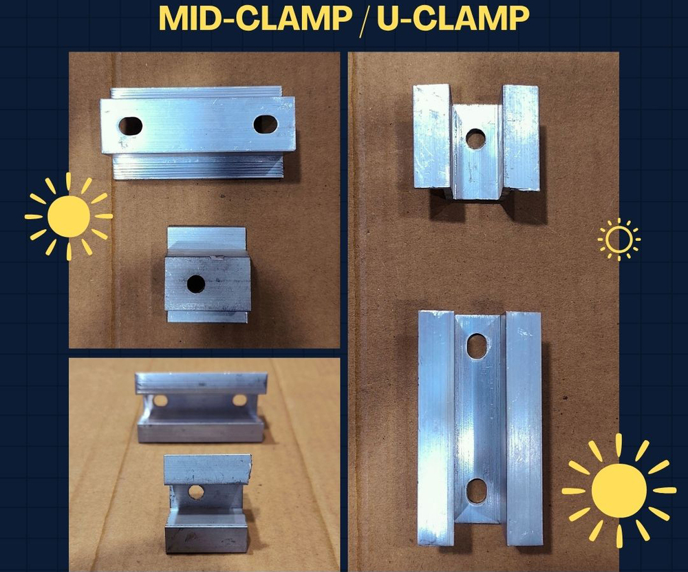 AL6063-T5 Aluminium U Clamp