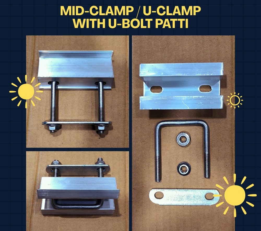 U Clamp With U Bolt Patti - Feature: Easy To Use