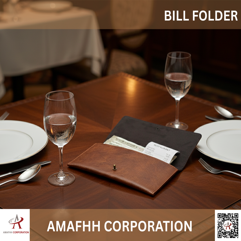 LEATHERETTE BILL FOLDER