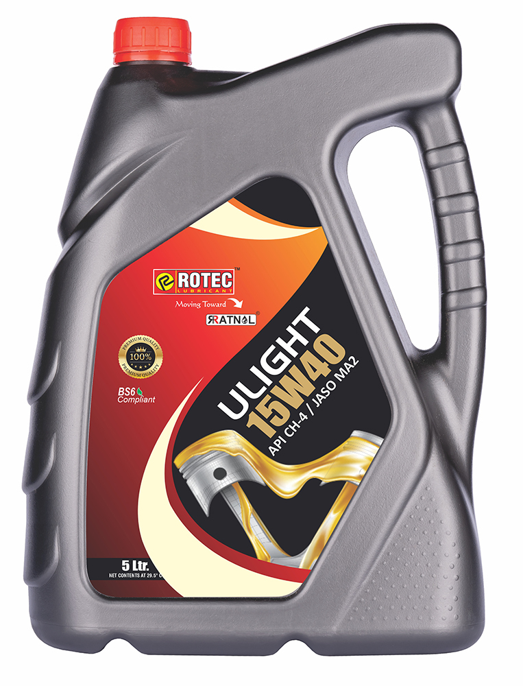 5L 15W40 Ulight Lubricant Oil - Application: Automobile