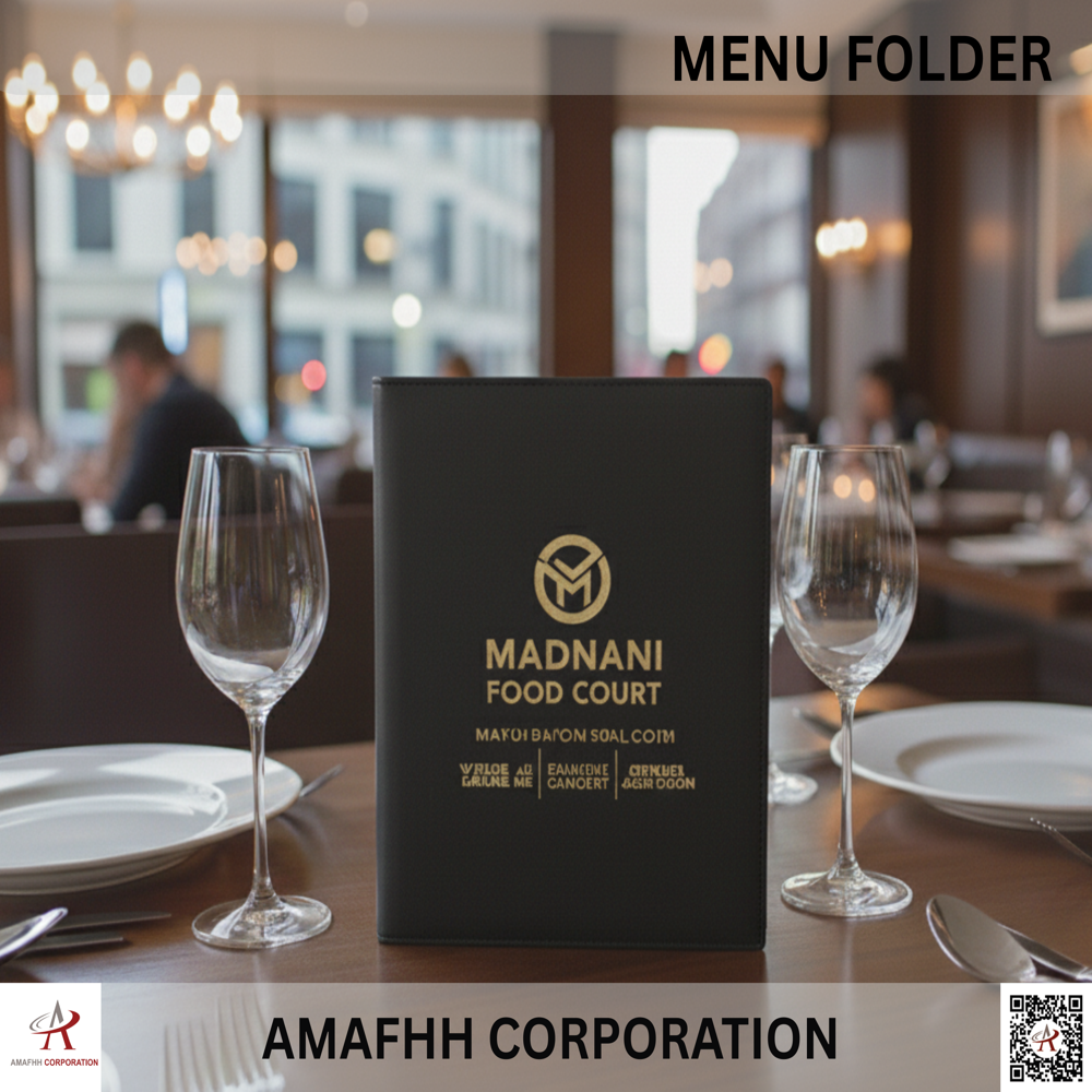 LEATHERETTE MENU FOLDER