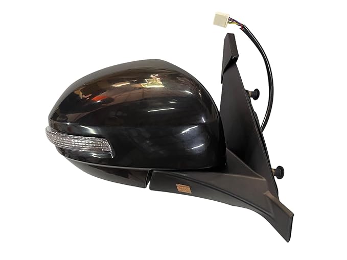 7 Wire Door/Side Mirror For Maruti Brezza 2022-Onwards, Motorised, With Indicator, Automatic Fold With Coupler - Size: Standard