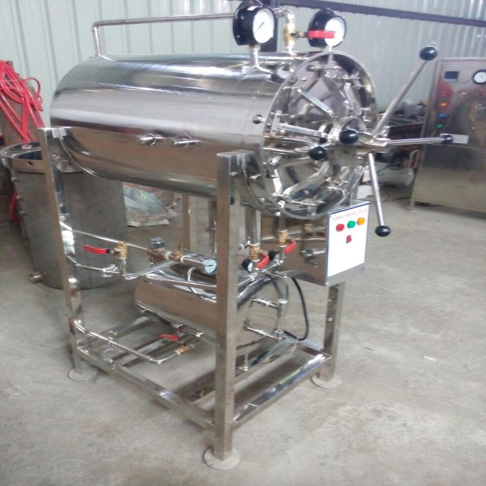 Horizontal Cylindrical Autoclave - Automation Grade: Semi Automatic