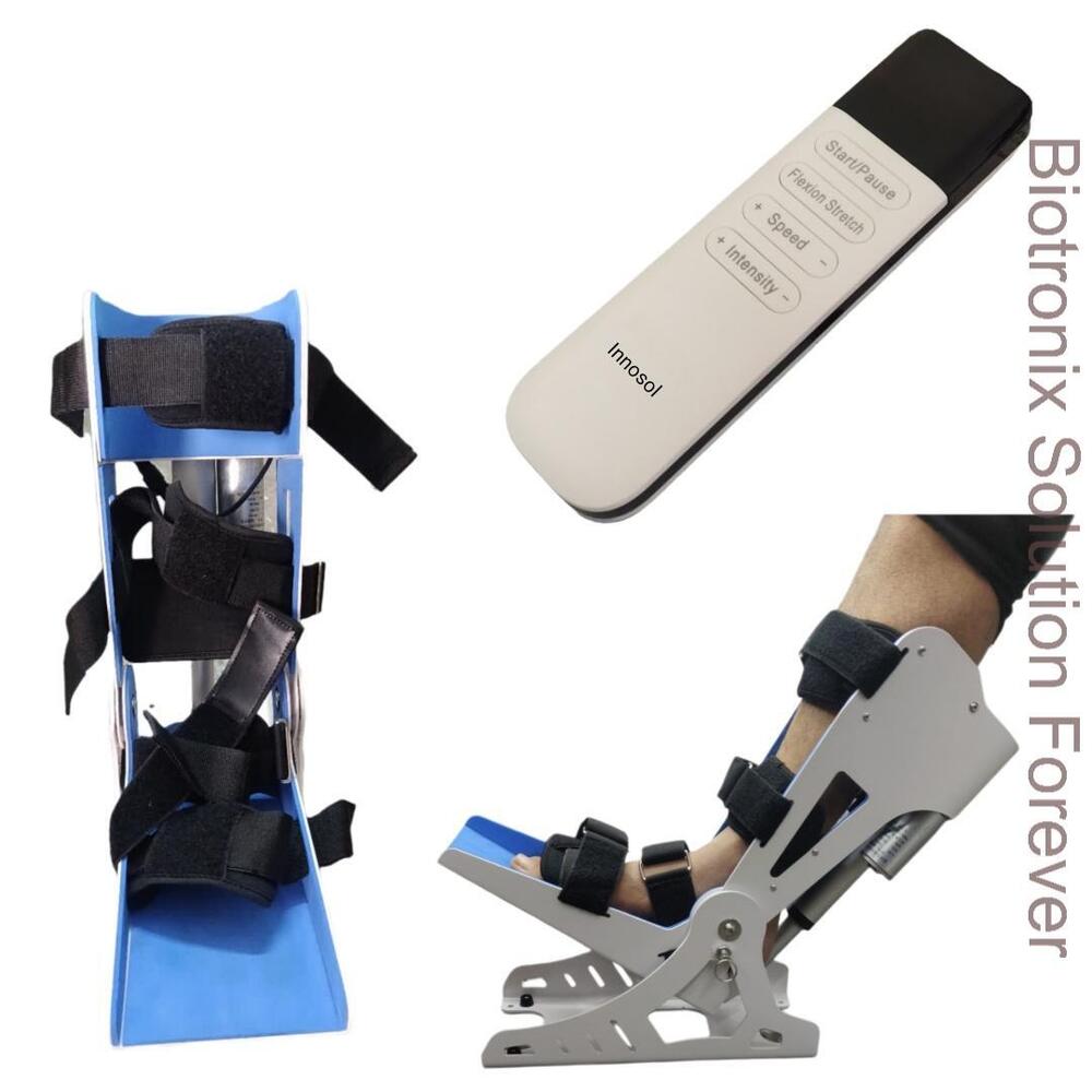 Rehab-Grade Ankle CPM With Long-Press Flexion And Stretch Features