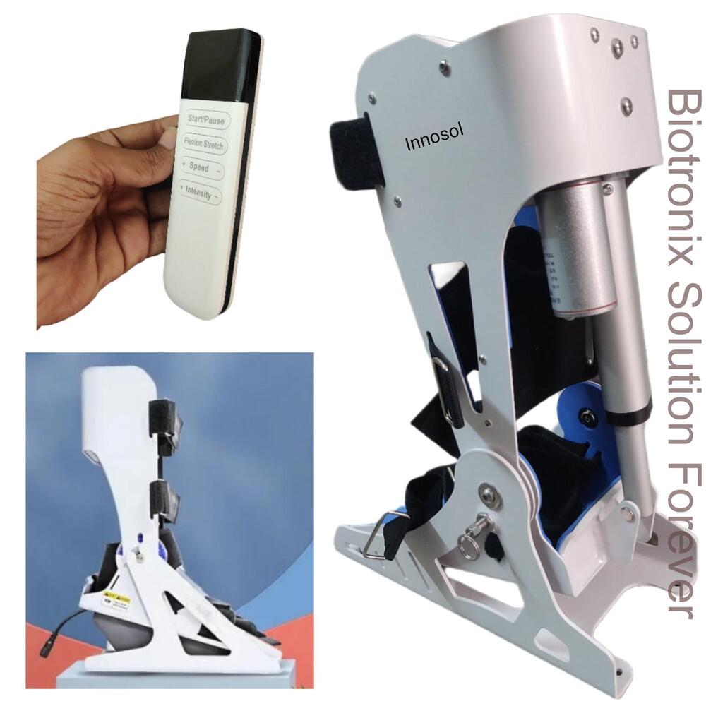 Rehab-Grade Ankle CPM With Long-Press Flexion And Stretch Features