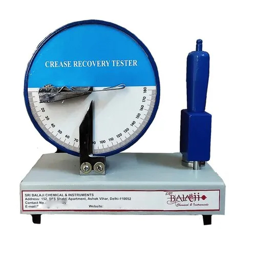 Crease Recovery Tester - Color: Blue