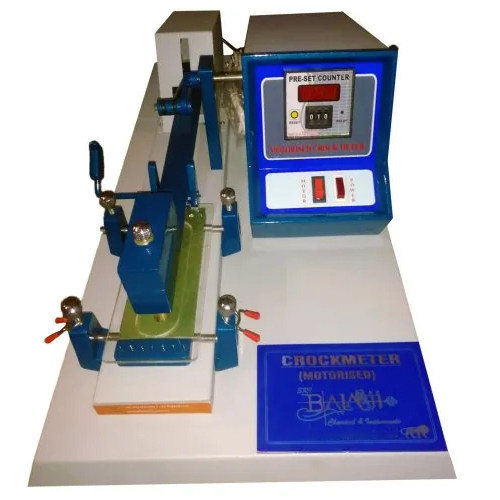 Crock Meter Rubbing Fastness Tester - Color: Blue