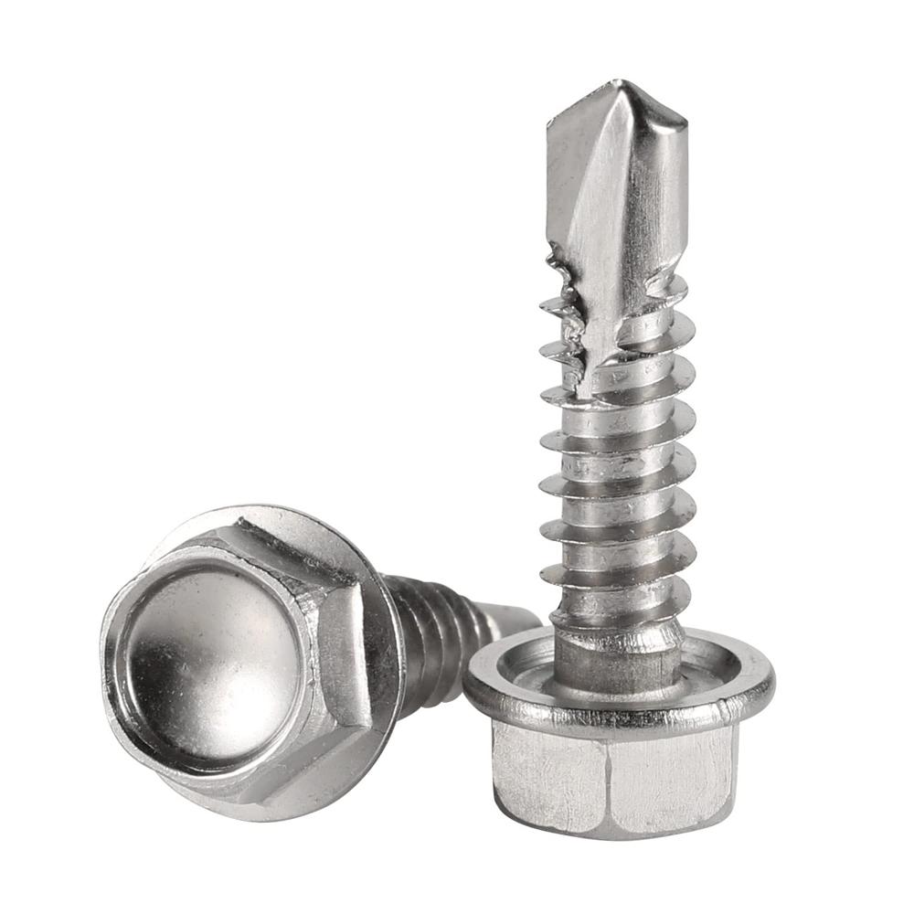 Hex Head Self Drill Screw - Head Size: 8 Mm