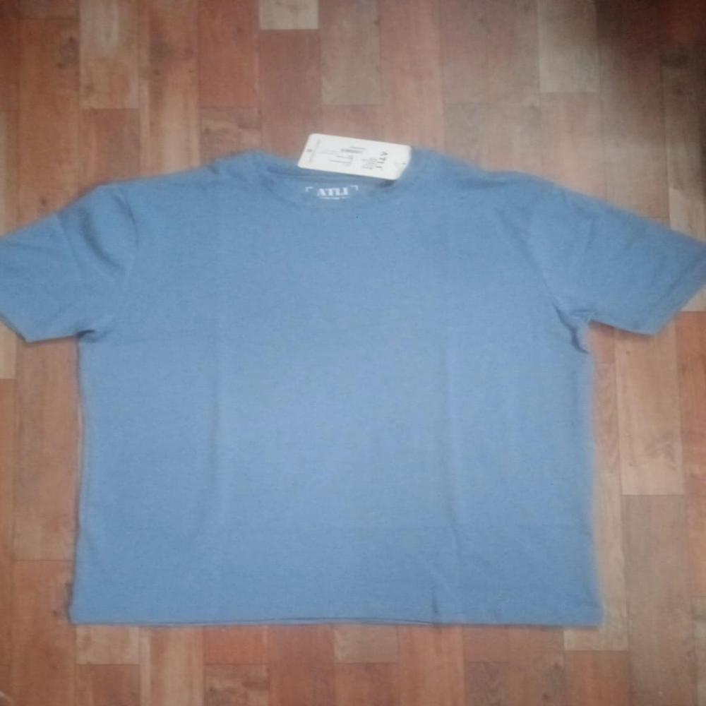 Mens Plain Round Neck T Shirt - Color: Blue