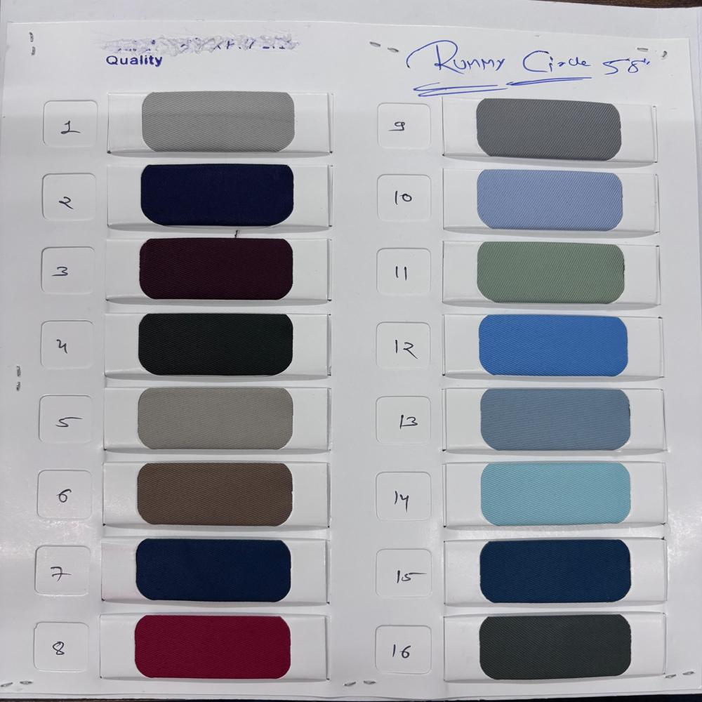 Plain Tr Suiting Fabric