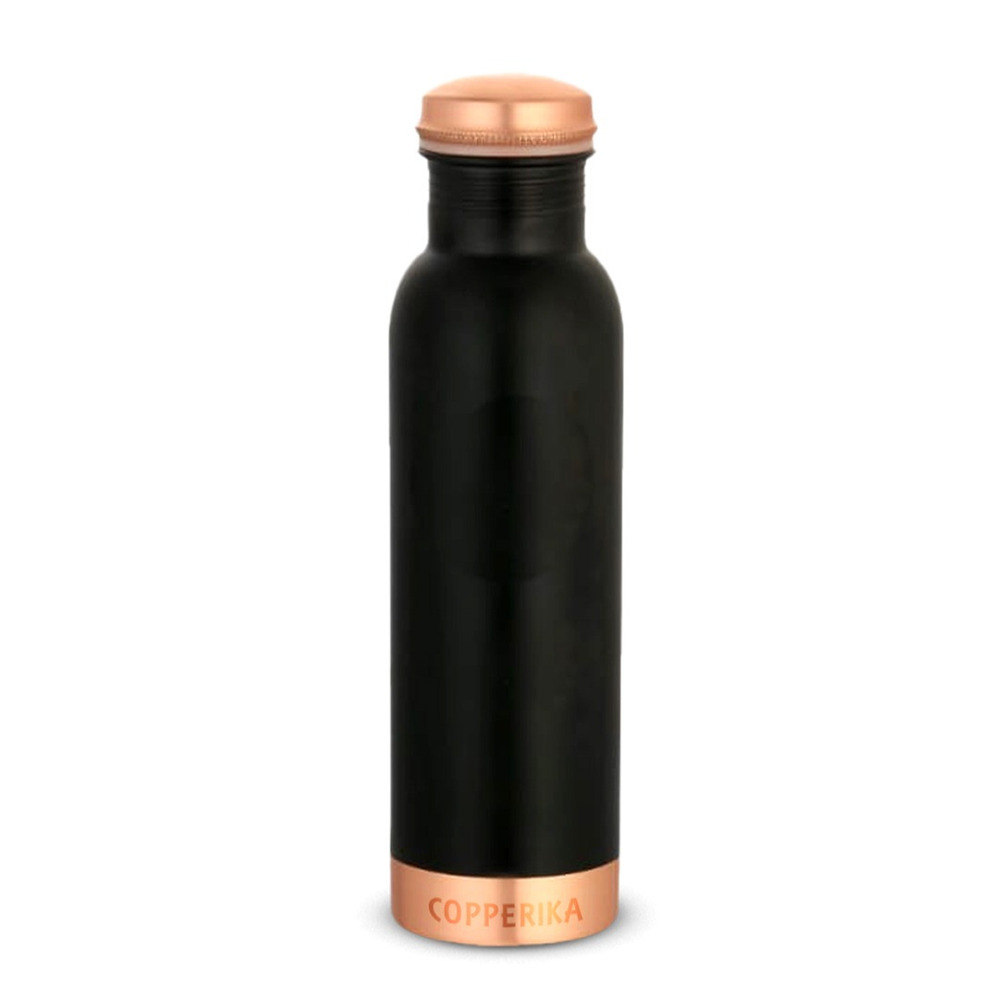 Black Colour Copper Water Bottle - Color: Different Available