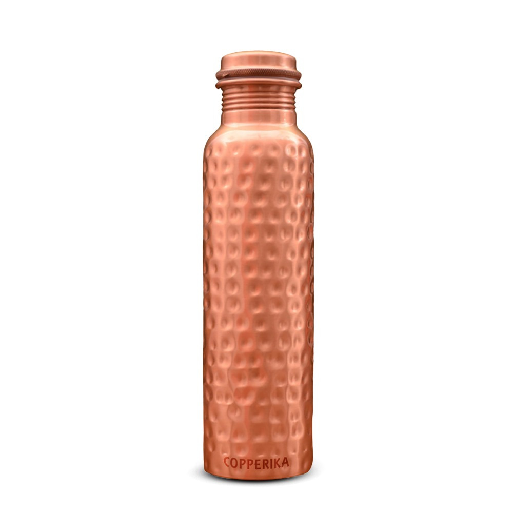 Hammered Copper Water Bottle - Color: Different Available