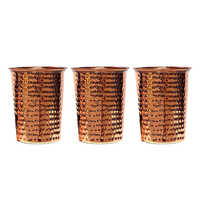Hammered Copper Glass - Color: Various Available