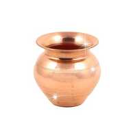 Copper Kalash - Color: As Per Availability