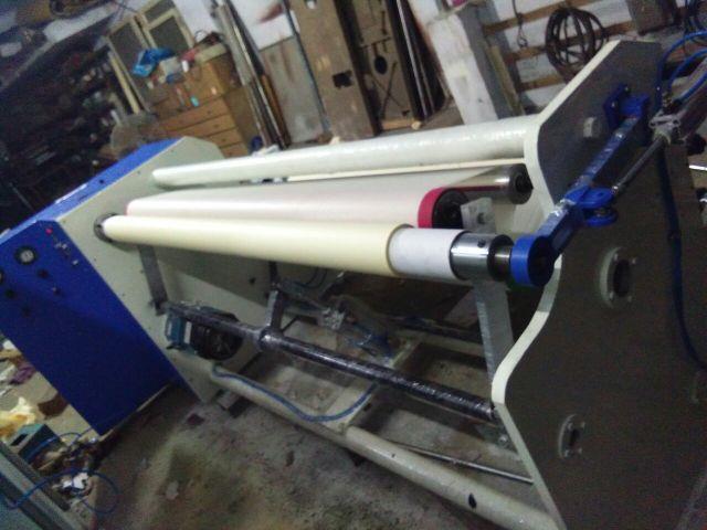 Masking Tape Rewinding Machine - Heavy Duty Ms Plate Structure, 1650mm Max Roll Width, Automatic Operation, 5 Hp A.c. Motor, 100 Mpm Rewinding Speed, Jumbo Roll Capacity 250 Kg, Digital Control Panel With Length Counting And Speed Adjustment