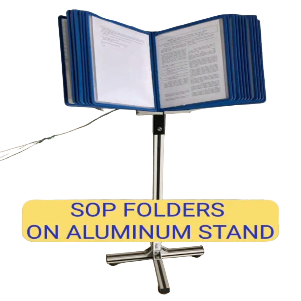 Sop Folders On Aluminum Stand - Features: Good Quality