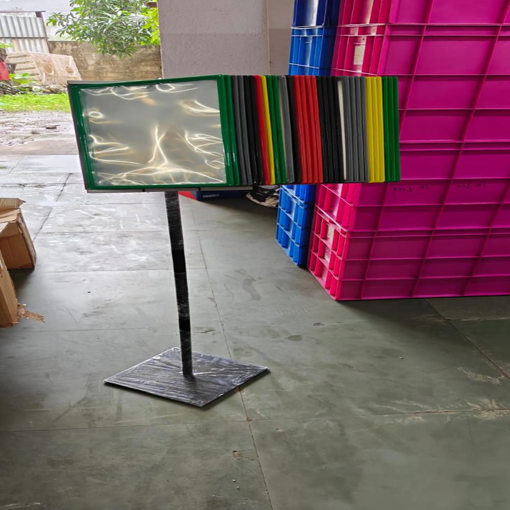 sop folders on aluminum stand