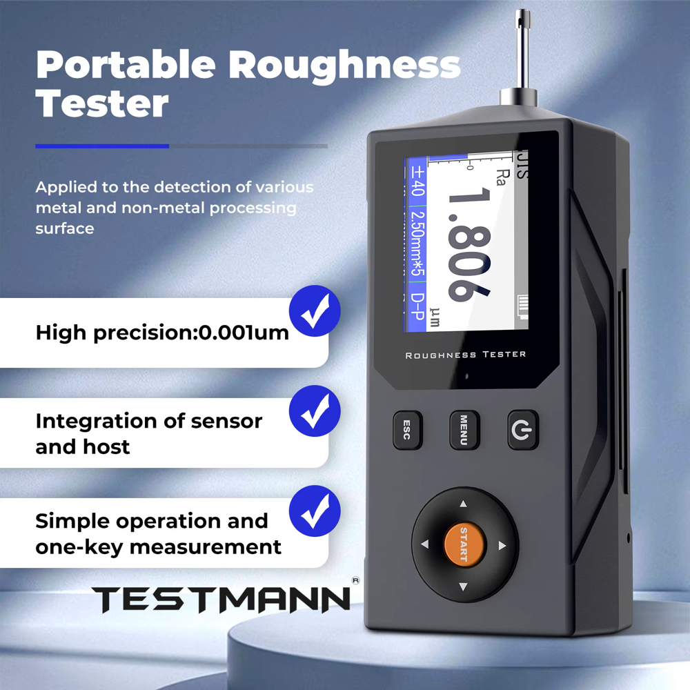 Digital Surface Roughness Tester - Color: Grey
