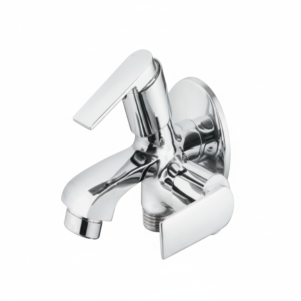 OMG-3212 Omega Brass 2 in 1 Bib Cock