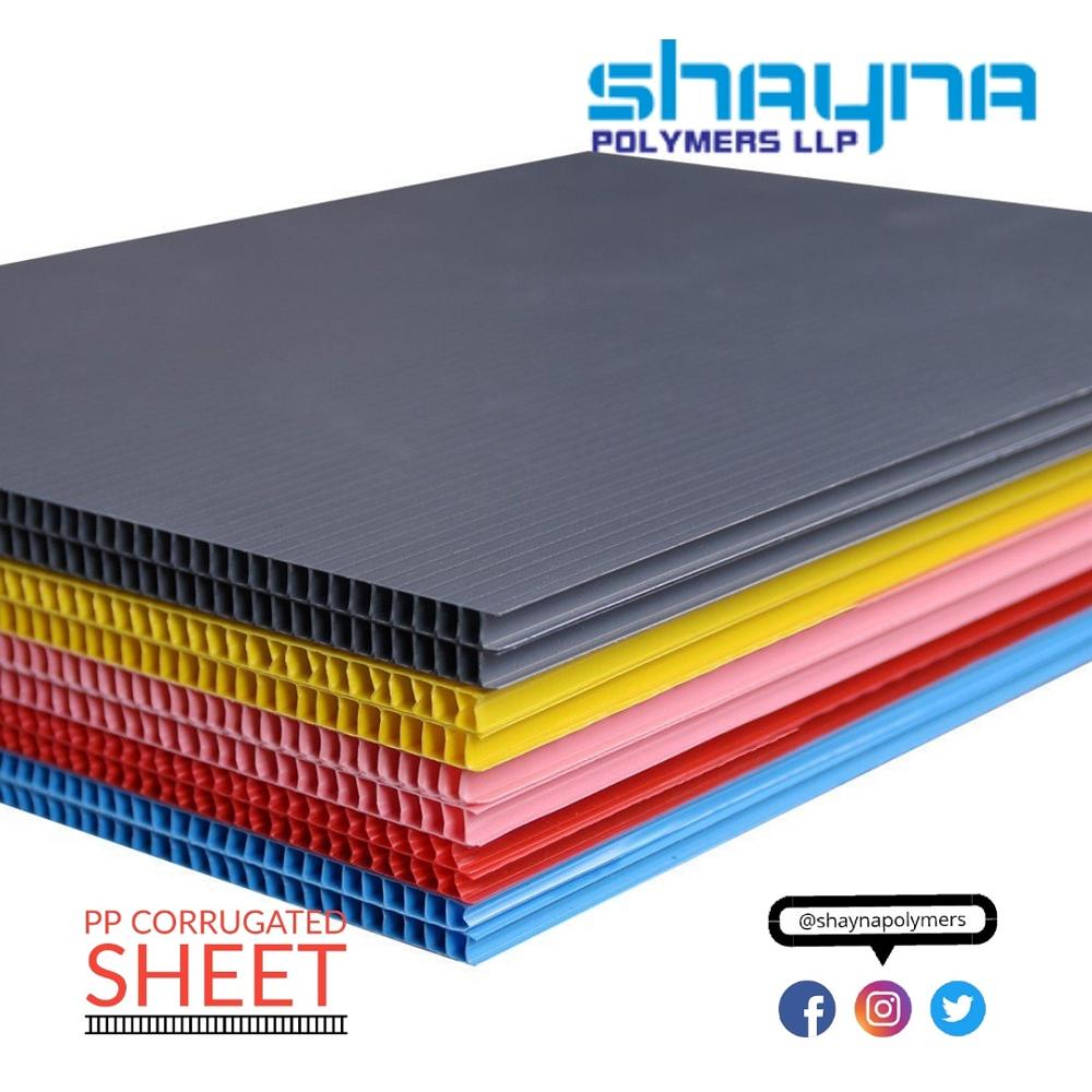 Pp Corrugated Floor Protection Sheet - Color: Grey