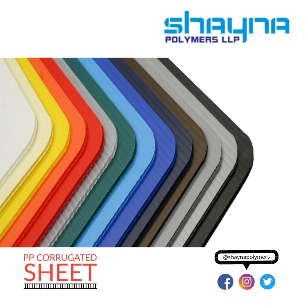 Pp Corrugated Floor Protection Sheet - Color: Grey