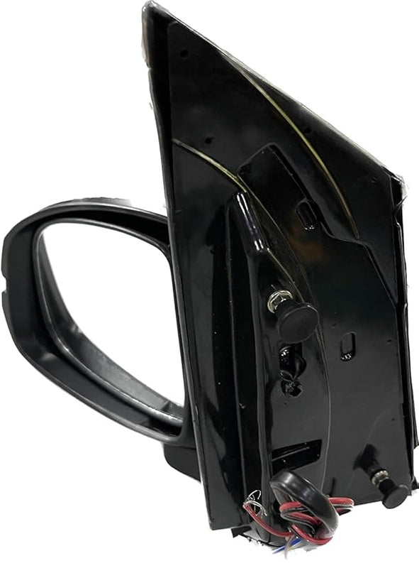 K D 7 Wire Side/door Mirror For Honda Amaze 2016-2018, Black, Automatic Fold, Motor With Indicator With Coupler - Size: Standard