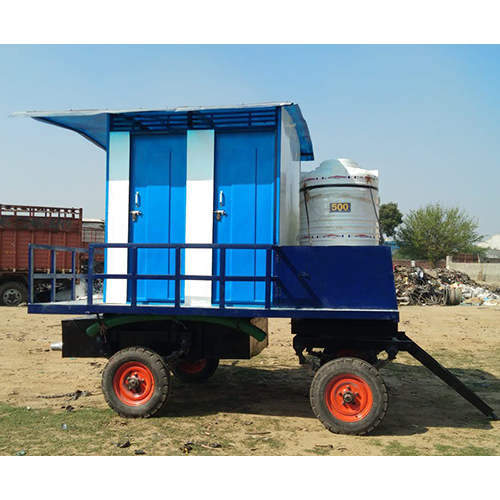 Frp And Ms Mobile Toilet - Color: As Per Requirement