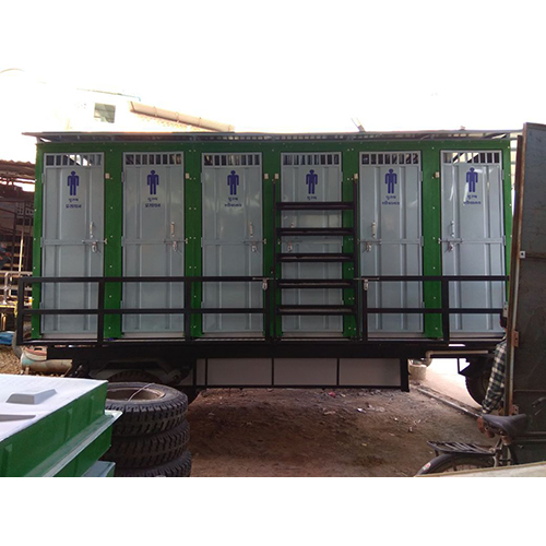 FRP and MS Mobile Toilet