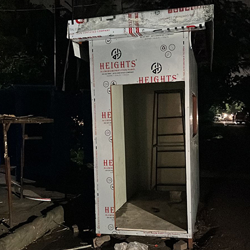 Aluminium ACP Guard Cabin