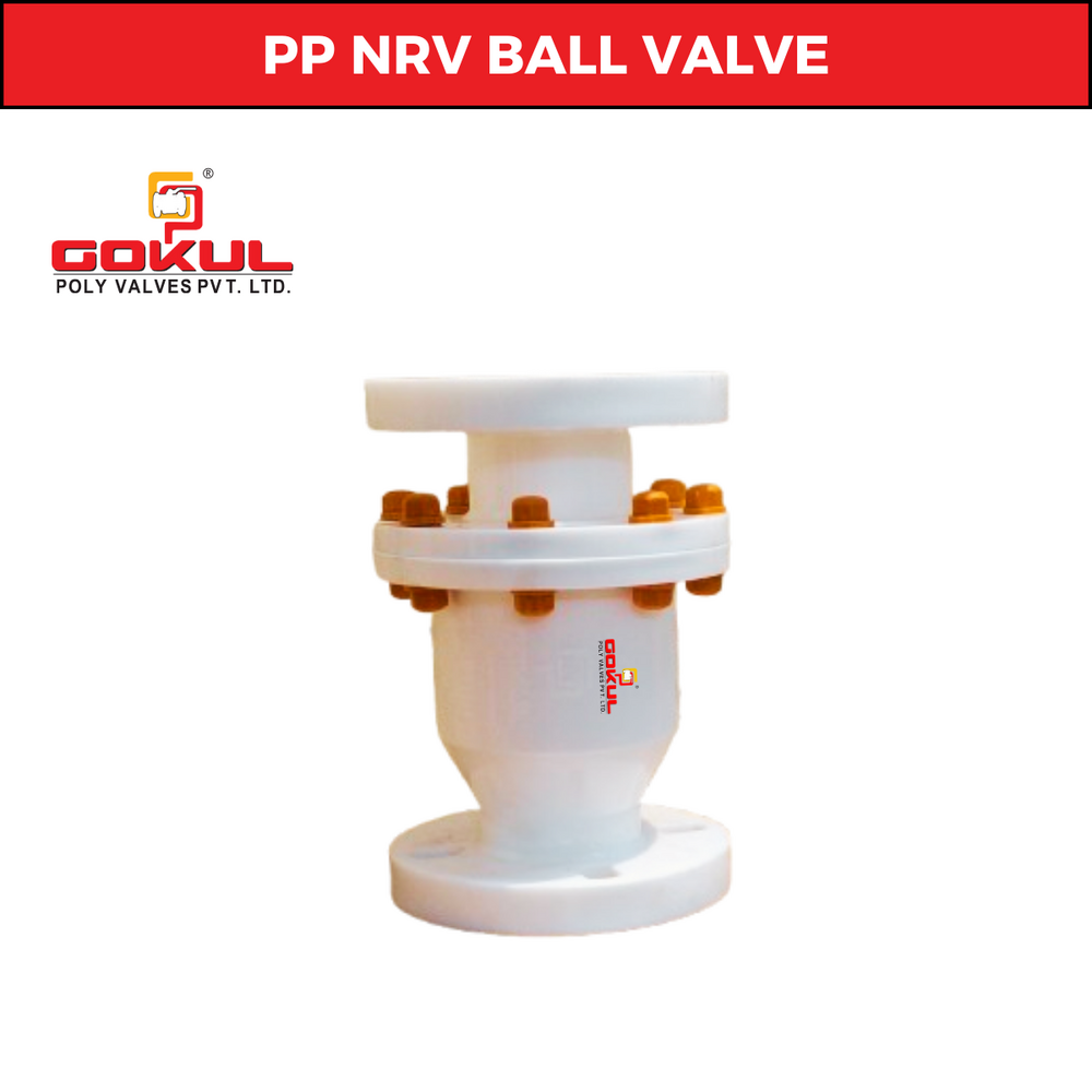 Gokul PP Ball Valve With Flange End