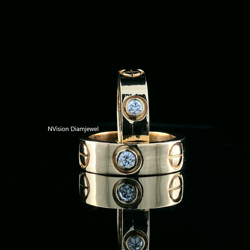 Atelier Unity Bonding Natural Diamond Couple Ring