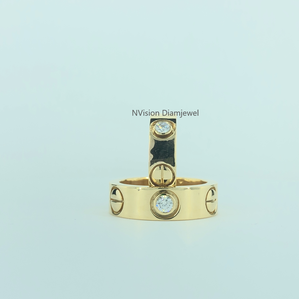 Atelier Unity Bonding Natural Diamond Couple Ring