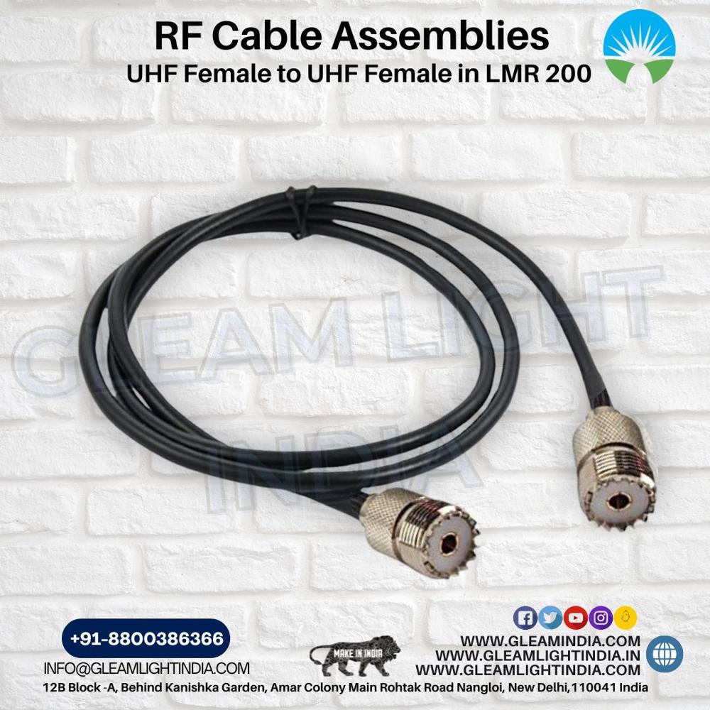 RF Cable Assembly VHF Male to VHF Male in RG178