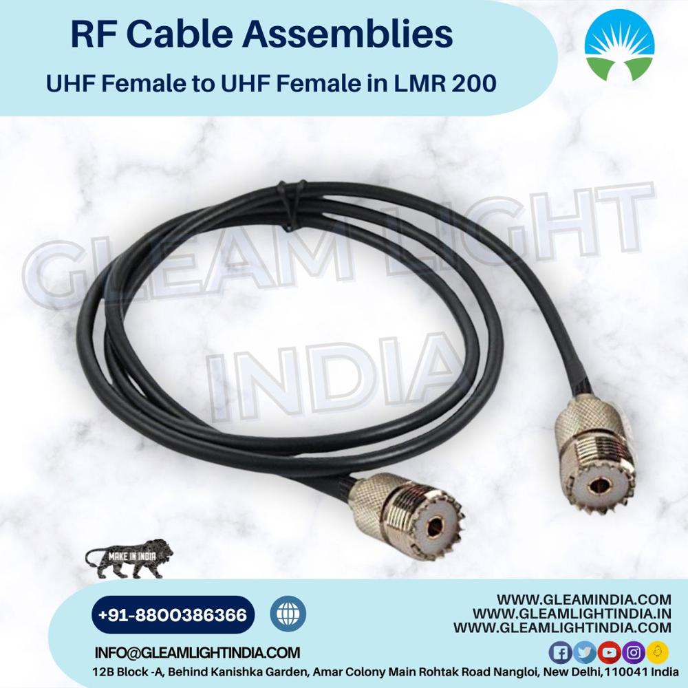 RF Cable Assembly VHF Male to VHF Male in RG178