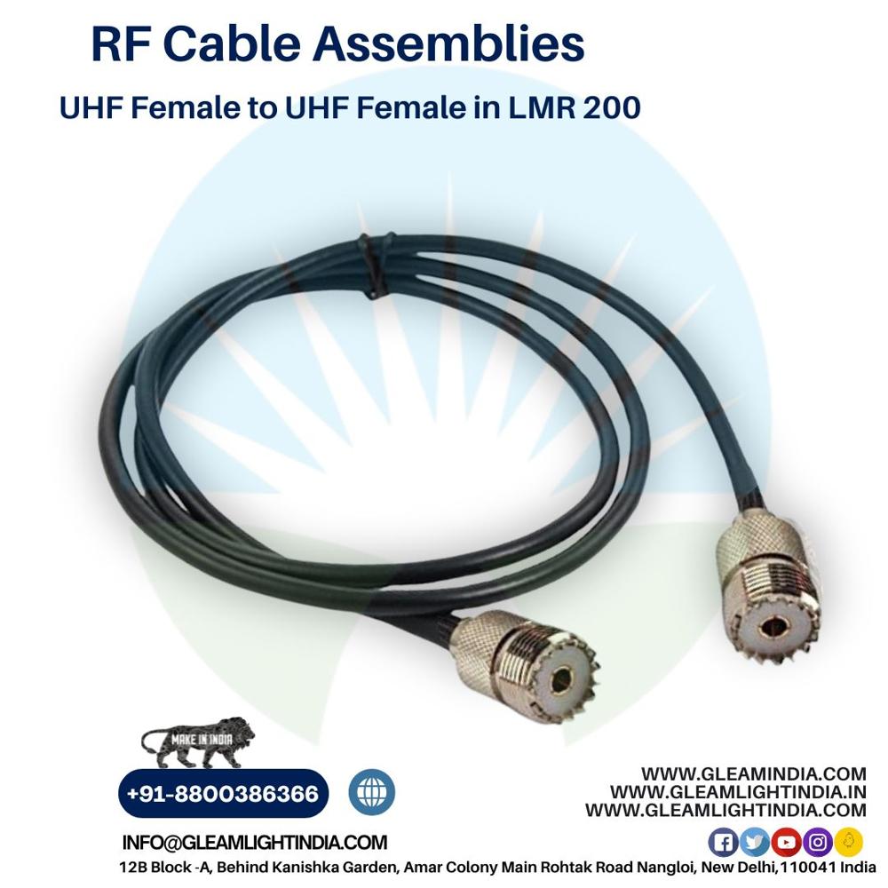 RF Cable Assembly VHF Male to VHF Male in RG178