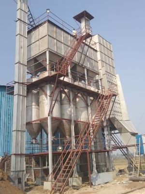 Single Stage Paddy Parboiling And Dryer Plant