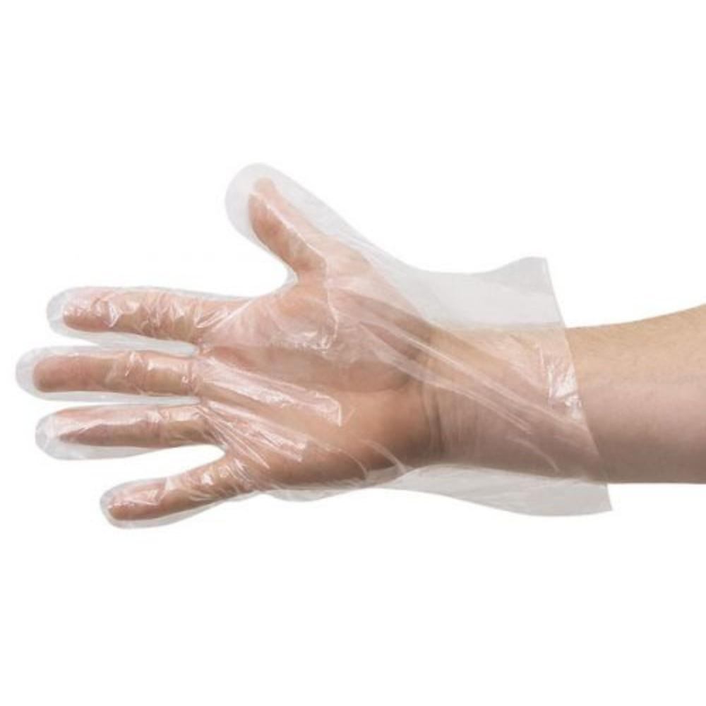 Disposable Plastic Gloves - Size: Free Size