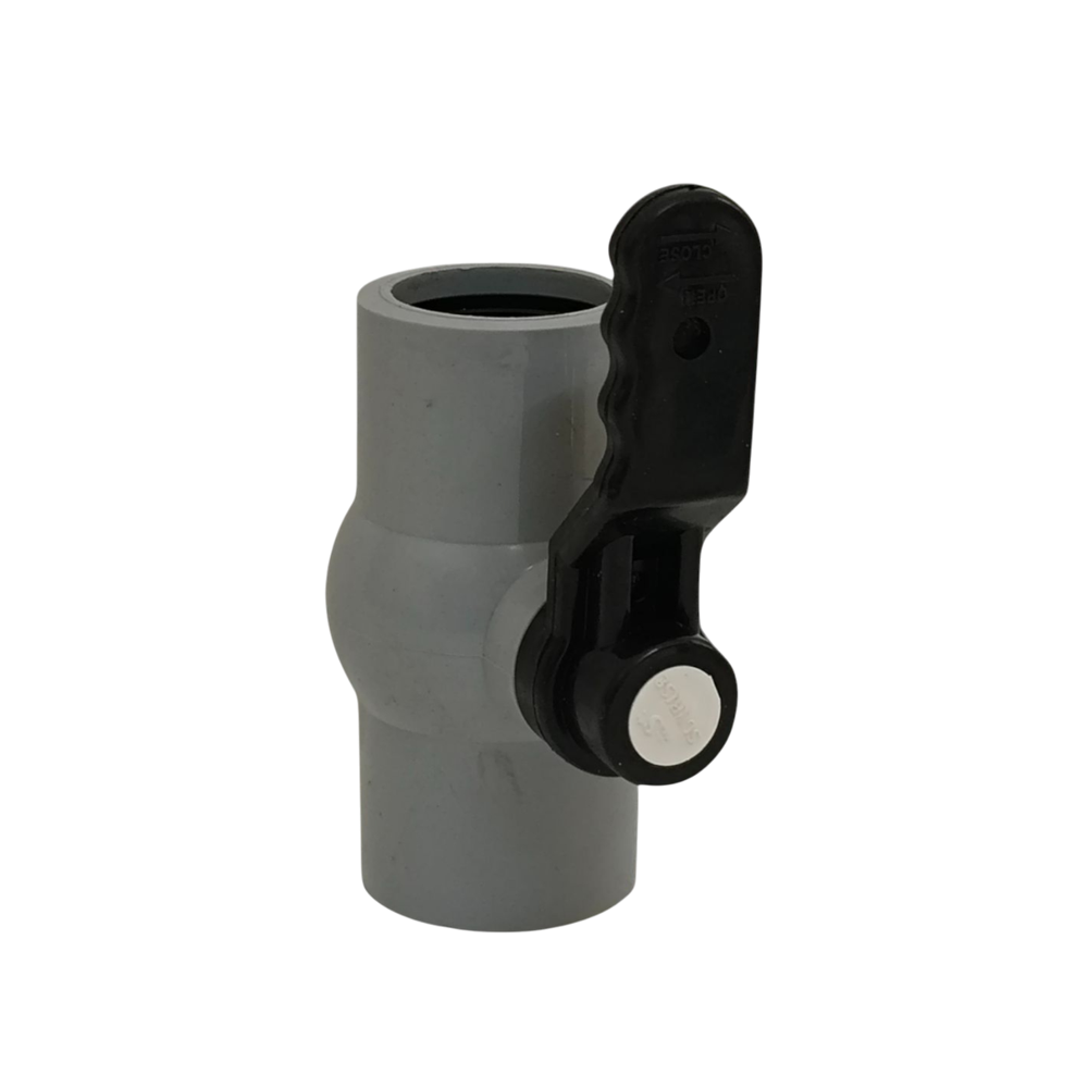 Pvc Gray Ball Valve Long handle